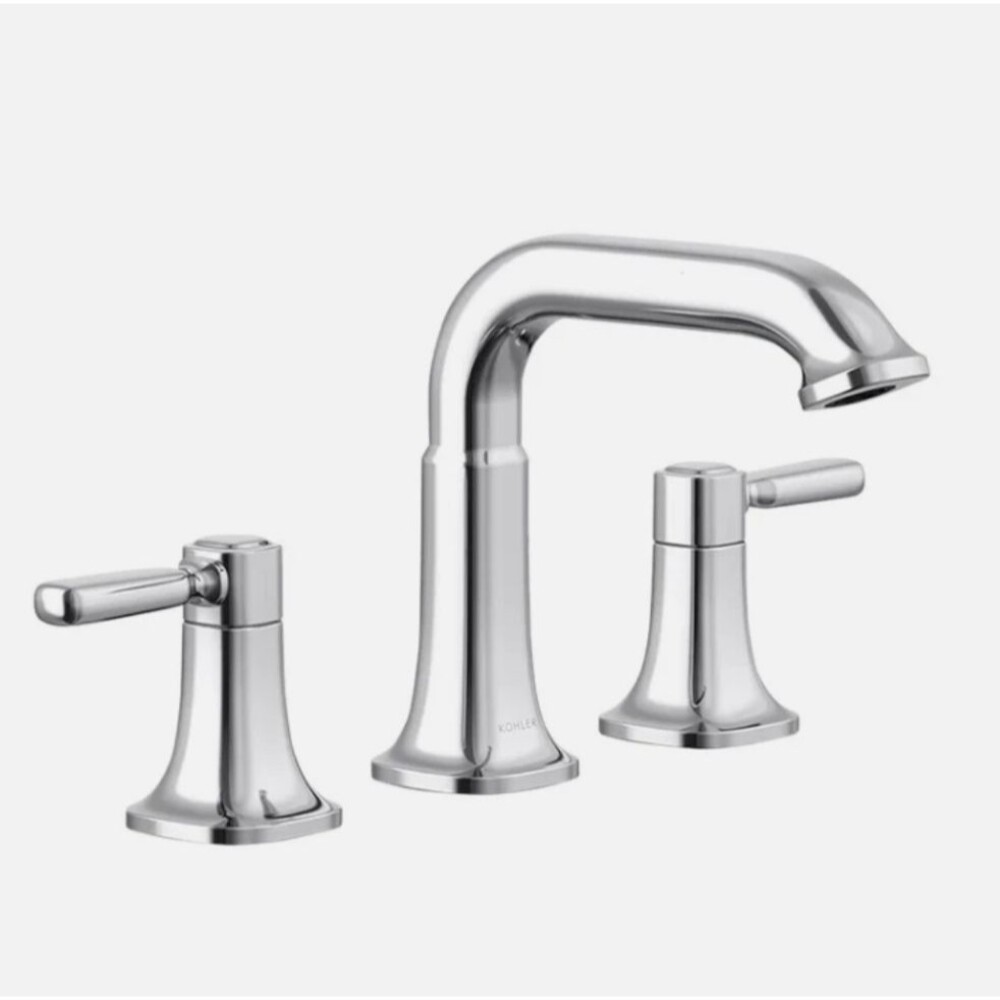 Kohler Terzet Widespread Bathroom Sink Faucet - Polished Chrome - 34946-4D-CP